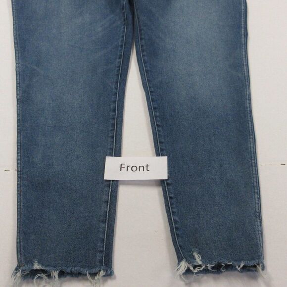 MADEWELL 10" High-Rise Skinny Raw Hem Denim Jeans Womens Plus Size 37 Button Fly - Picture 6 of 13